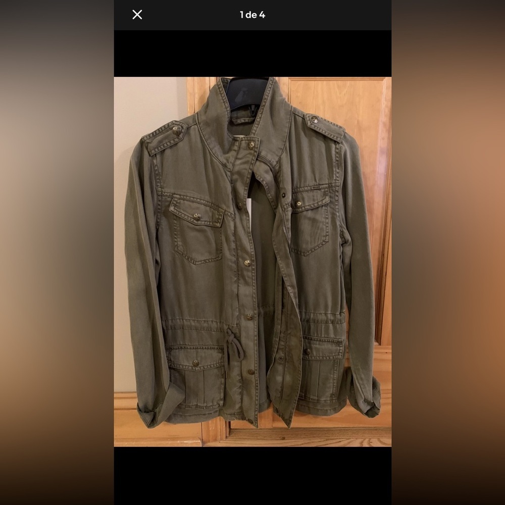 Max Jeans Olive Green Utility Jacket
